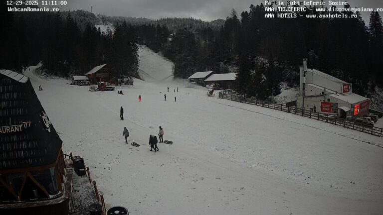 Webcam Telegondola Partia Azuga - Live Schi, Vreme și Zăpadă