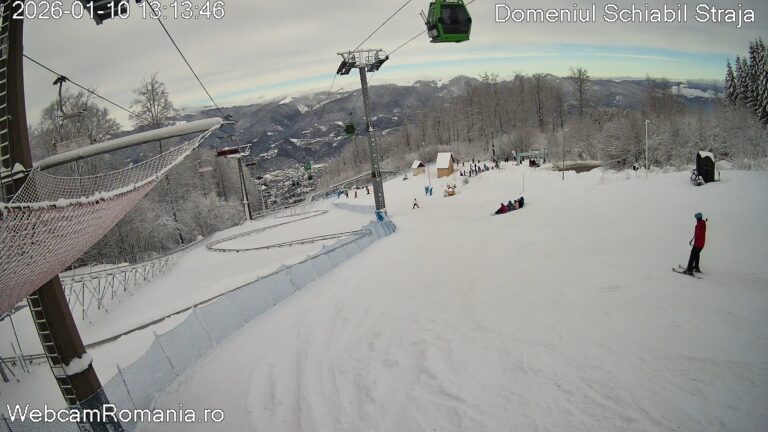 Webcam Telegondola Partia Azuga - Live Schi, Vreme și Zăpadă