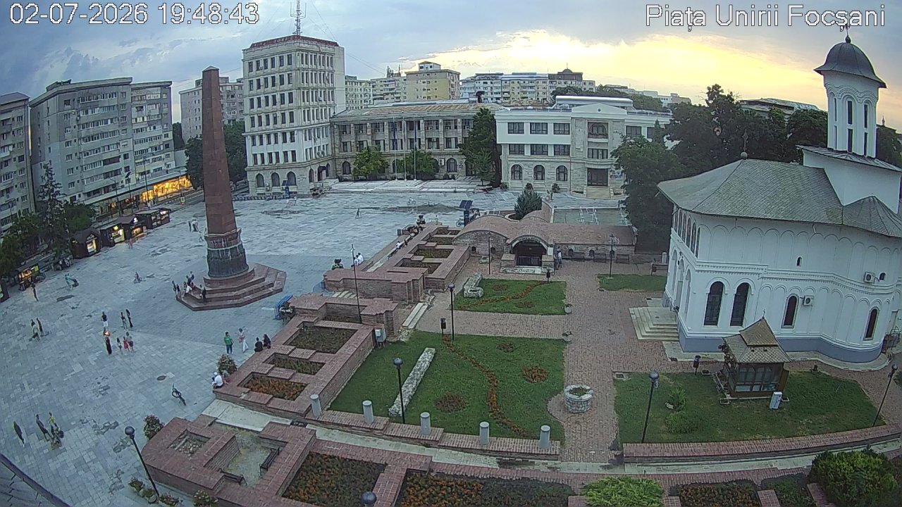 Webcam Piața Unirii Focșani